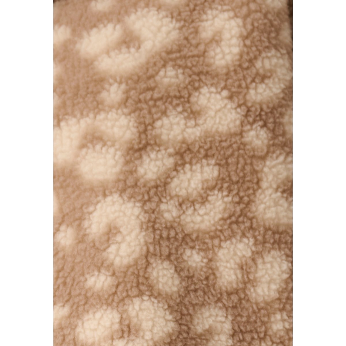Veste Thermolactyl en maille polaire marron beige animalier, DAMART