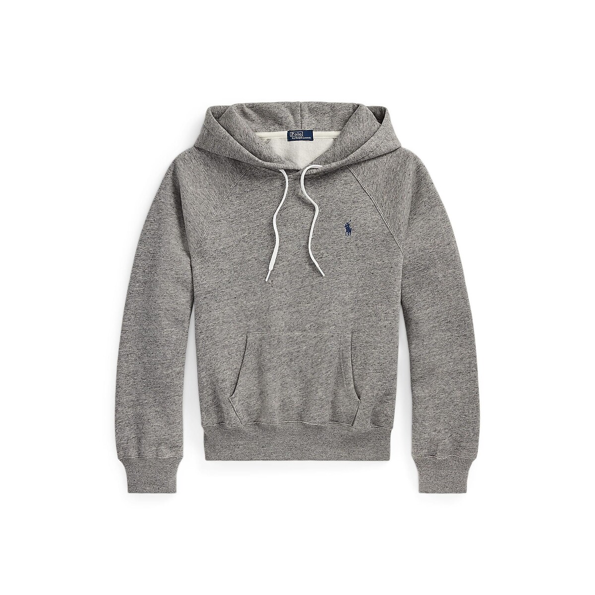 Kangaroo Pocket Long Sleeve Hoodie grey, POLO RALPH LAUREN