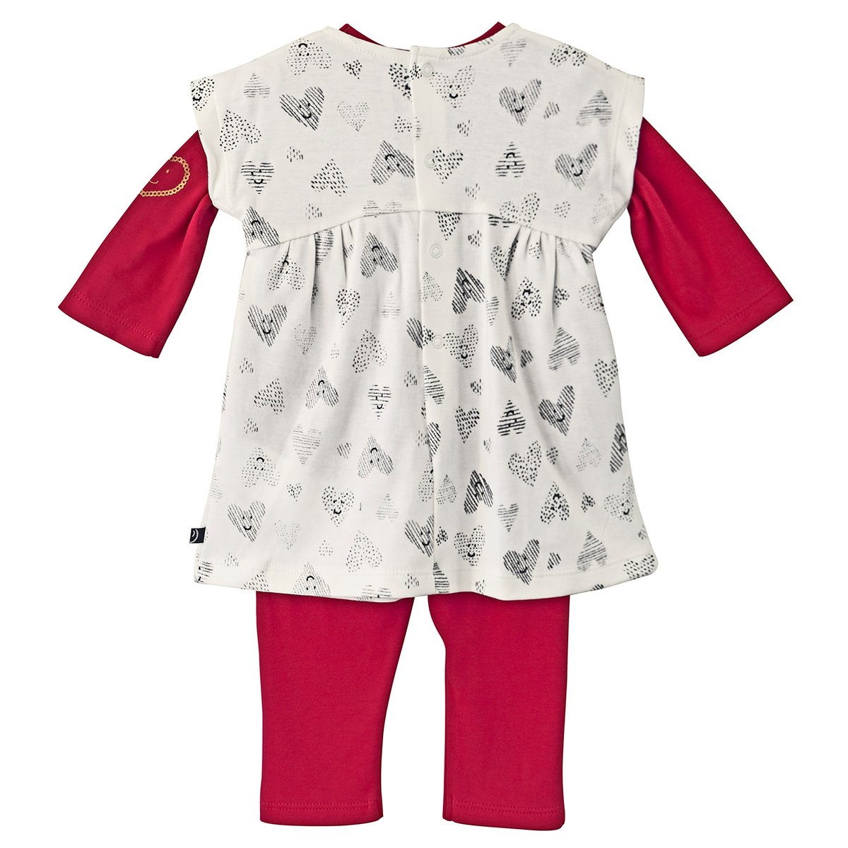 Ensemble t shirt robe et legging boreal rose, SUCRE D'ORGE