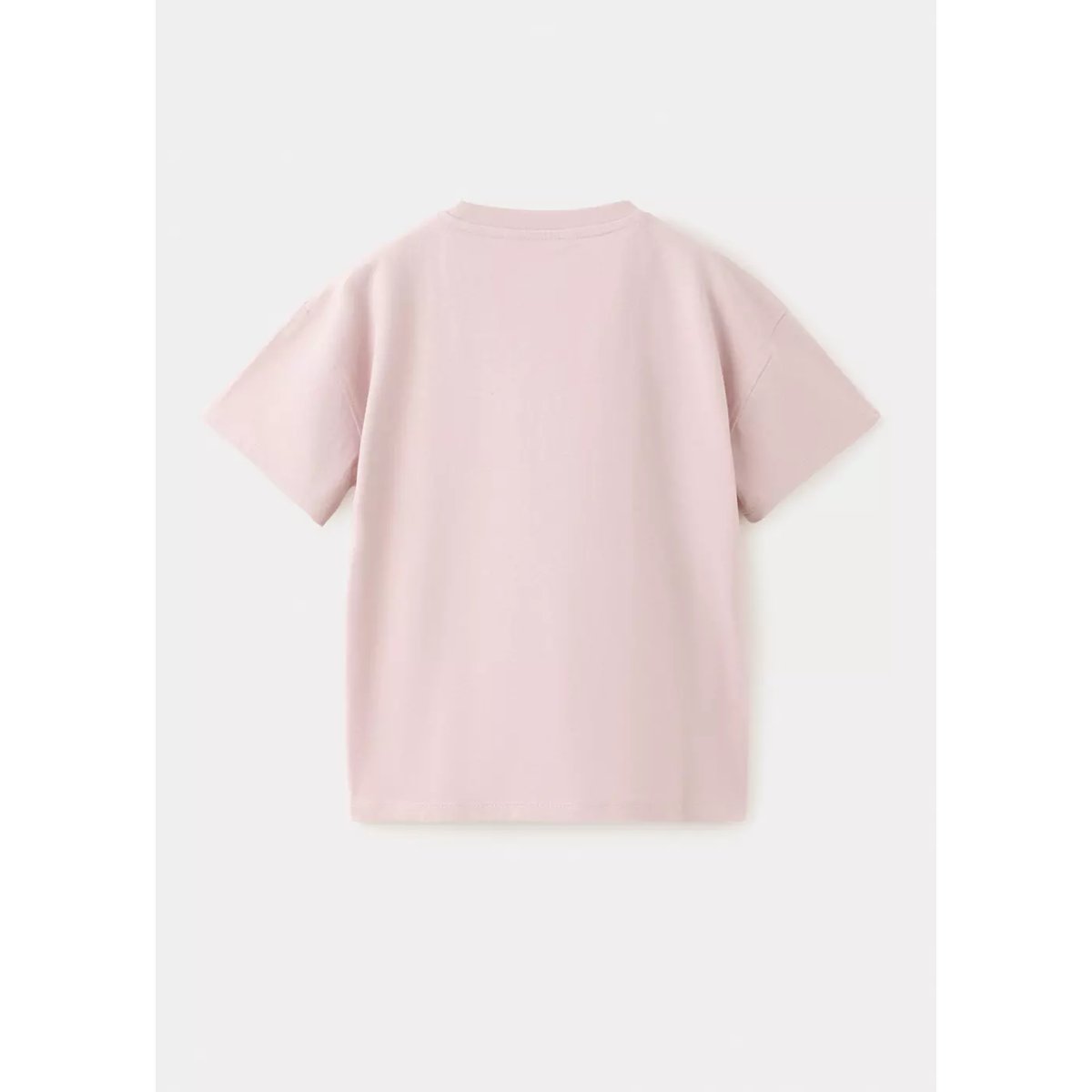 T-shirt en coton imprimé rose, MANGO KIDS