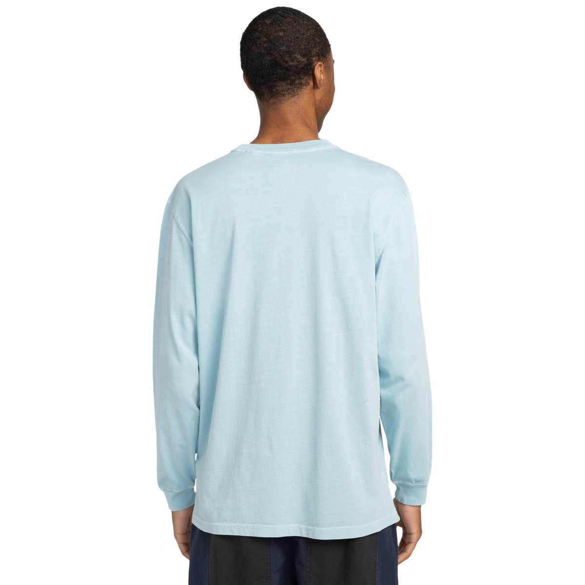 T-shirt manches longues LOWCASE PIGMENT bleu omphalodes, ELEMENT