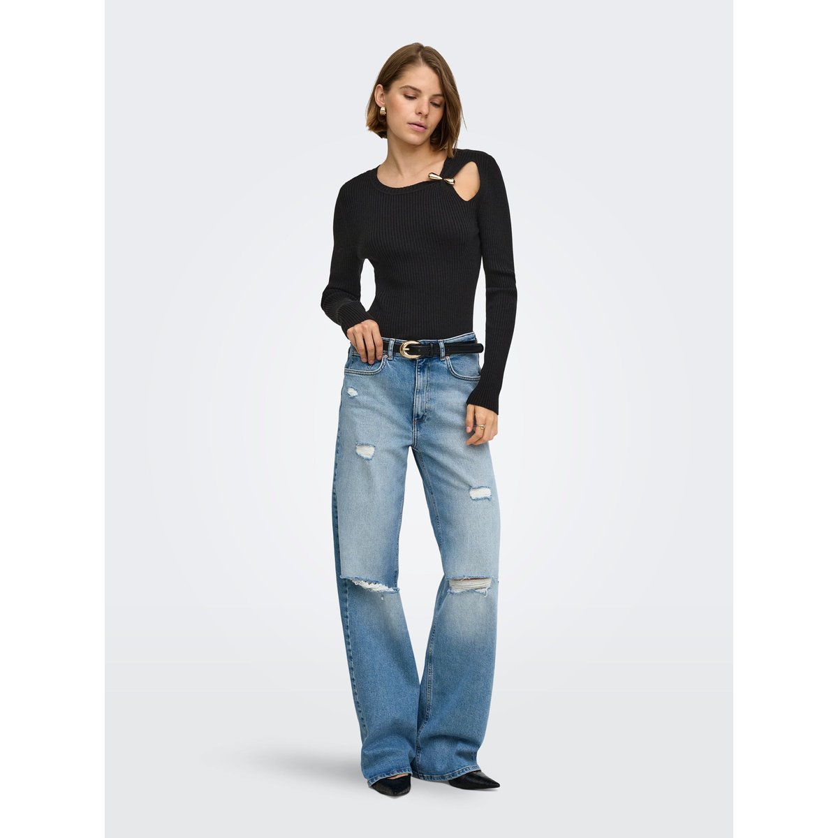 Pull En Maille noire - black, ONLY