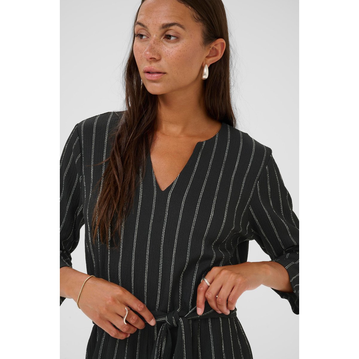 Combinaison noir blanc black/whtie stripe, KAFFE