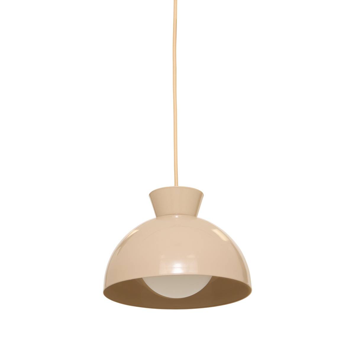 Suspension ronde en acier LITO beige, ATMOSPHERA