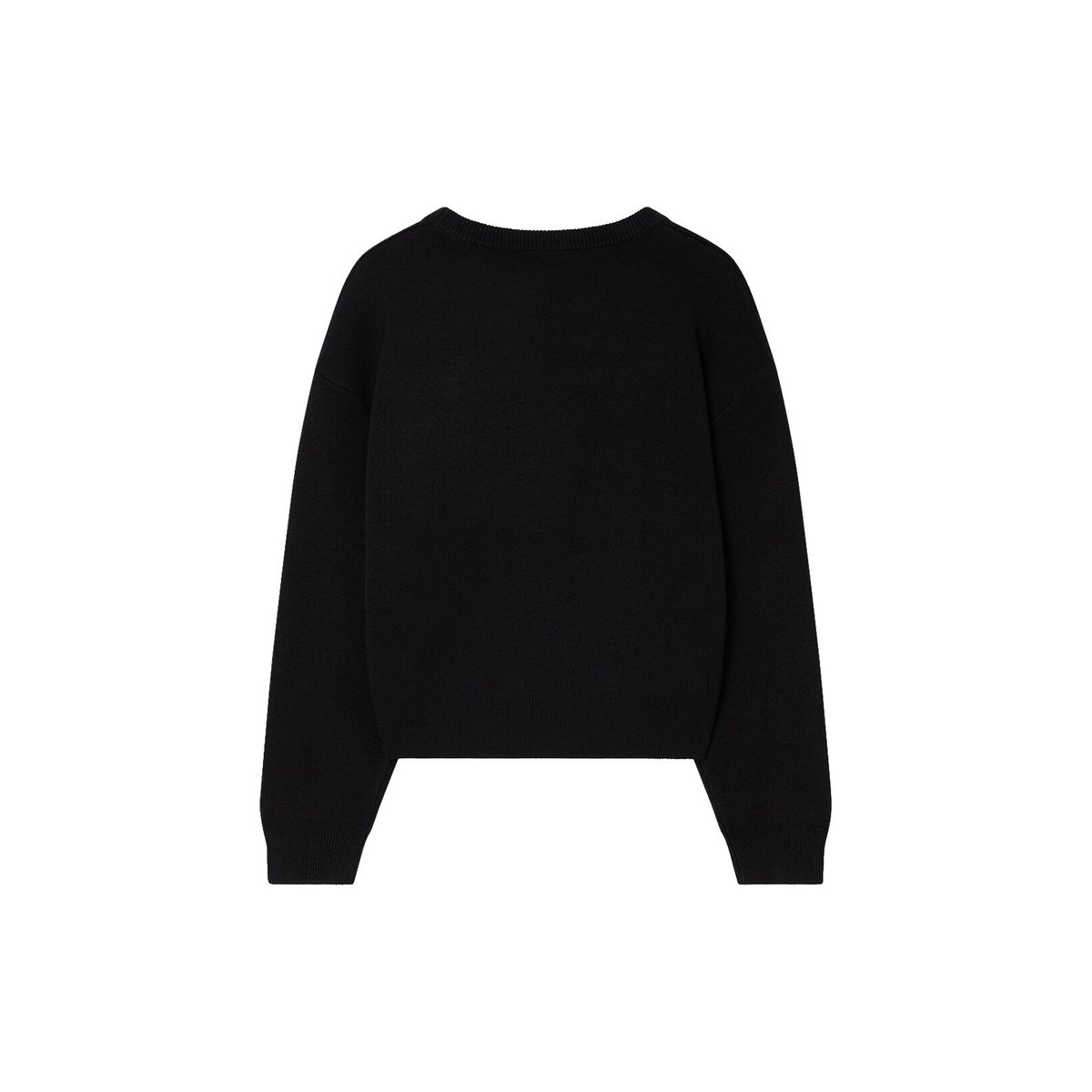 Pull avec broderie bijou noir, LIU JO