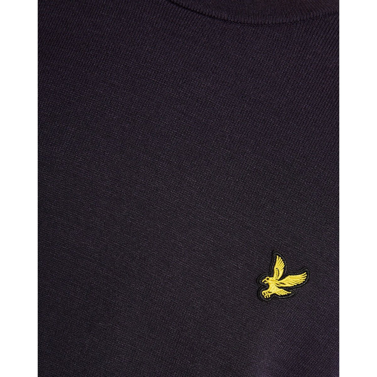 T-shirt coupe décontractée en maille bleu foncé marine, LYLE & SCOTT