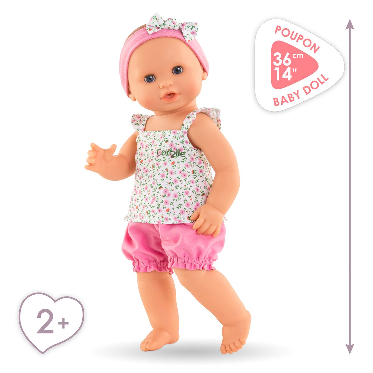 Poupon Emma fait pipi - Fleurie rose fleurie, COROLLE