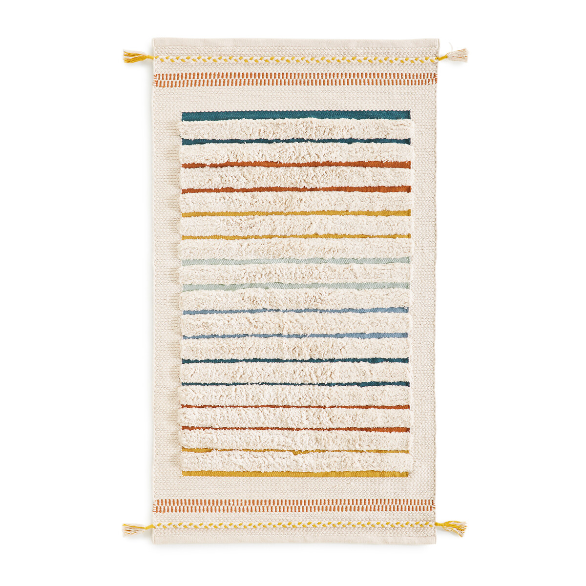 Tapis enfant tissé main en coton, Tomulo multicolore, AM.PM