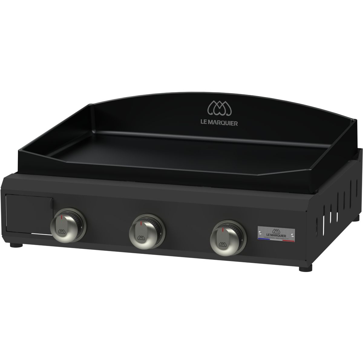 Plancha gaz AMALIA 360 ACIER V3 PLEA360EV3 couleur unique, LE MARQUIER