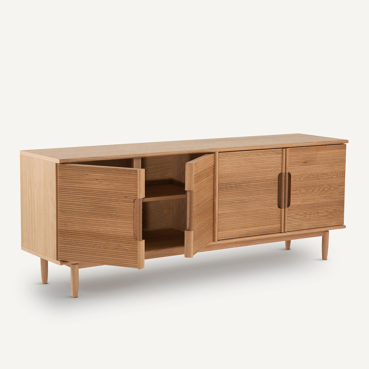 Buffet enfilade chêne et plaqué, Melaly chêne naturel, AM.PM
