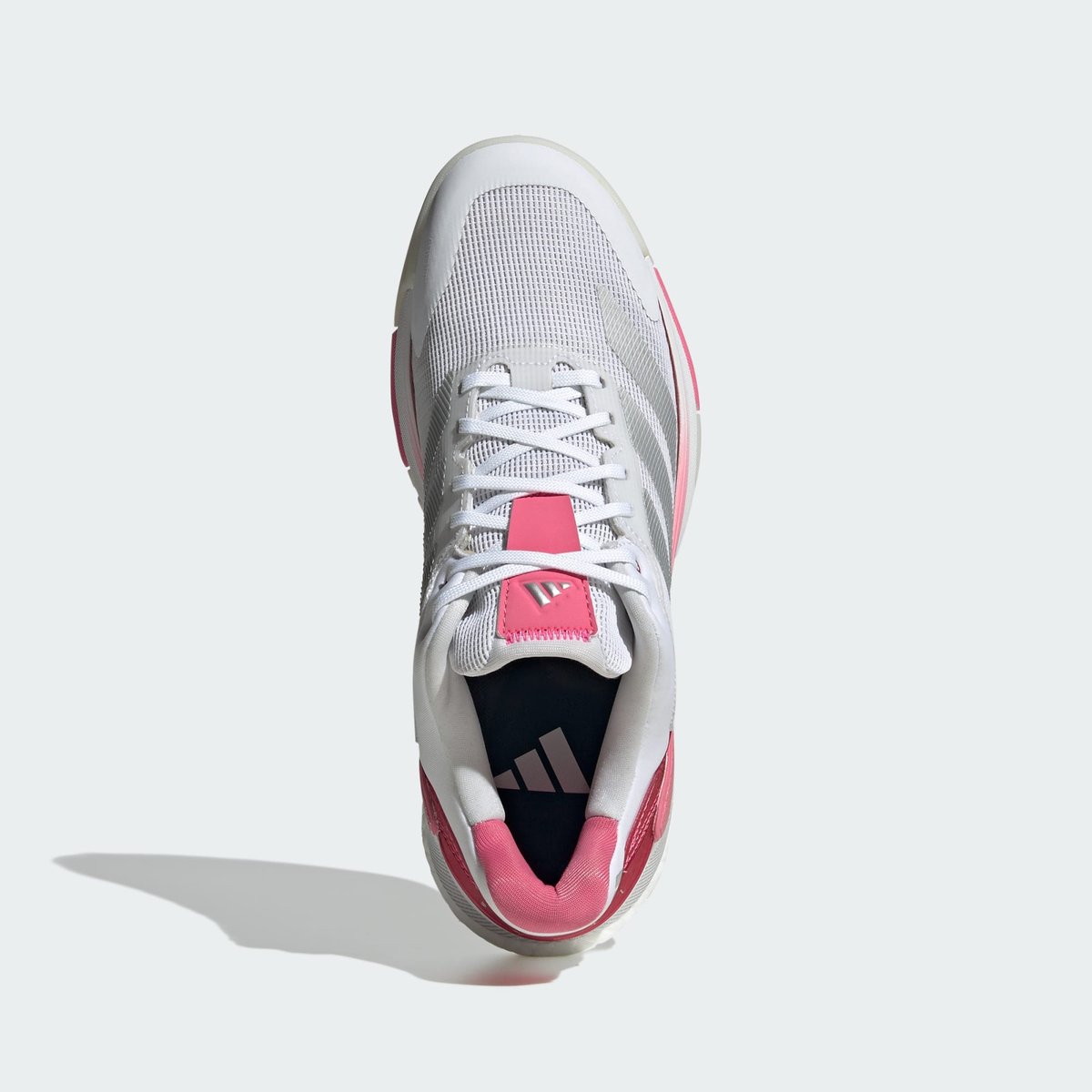 Chaussure De Padel Crazyquick Boost Chaussure De Padel Crazyquick Boost cloud white / silver metallic / lucid pink, adidas Performance
