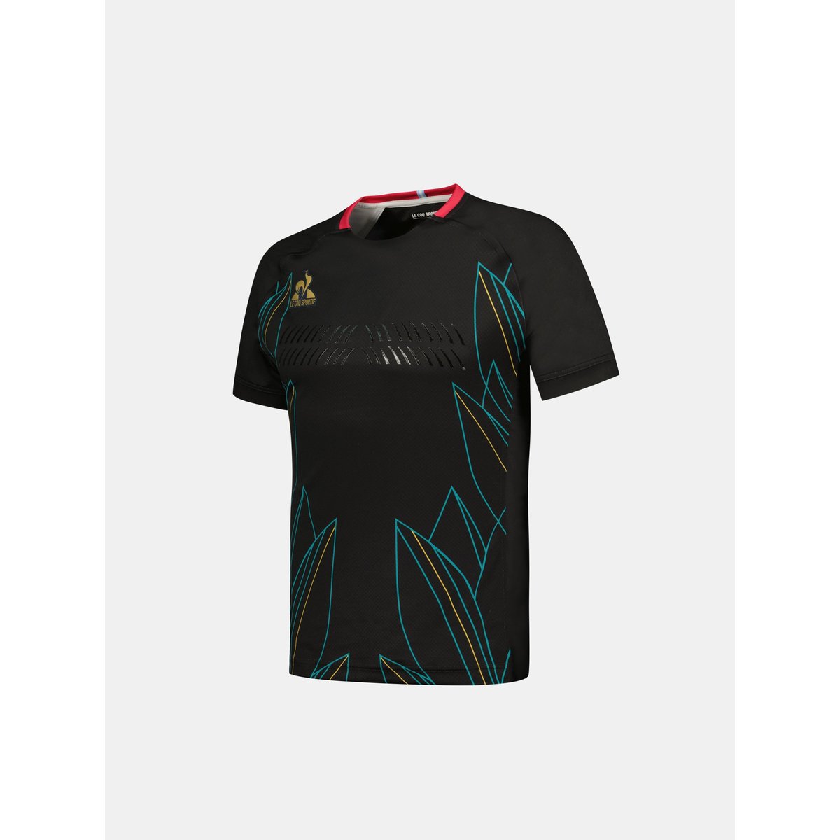 Maillot Los Pumas UAR black/raspberry sorbet, LE COQ SPORTIF