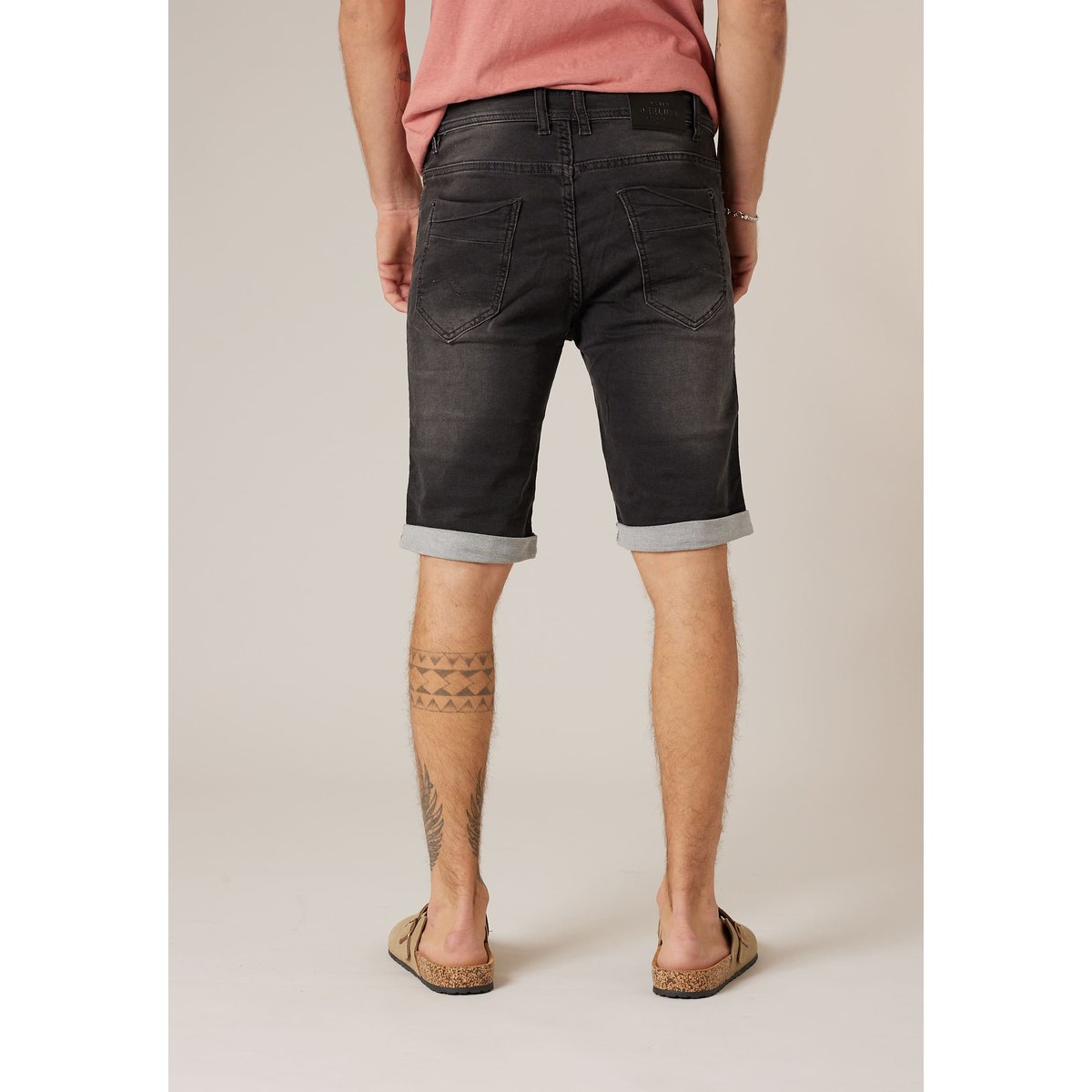 Bermuda regular homme en jean BART grey used, DEELUXE