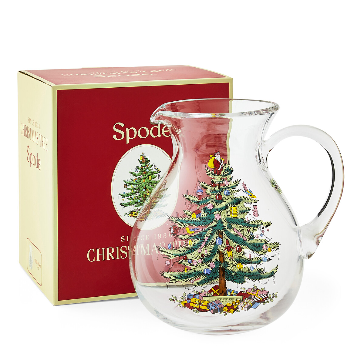 Christmas Tree Glass Pitcher multi-coloured, PORTMEIRION