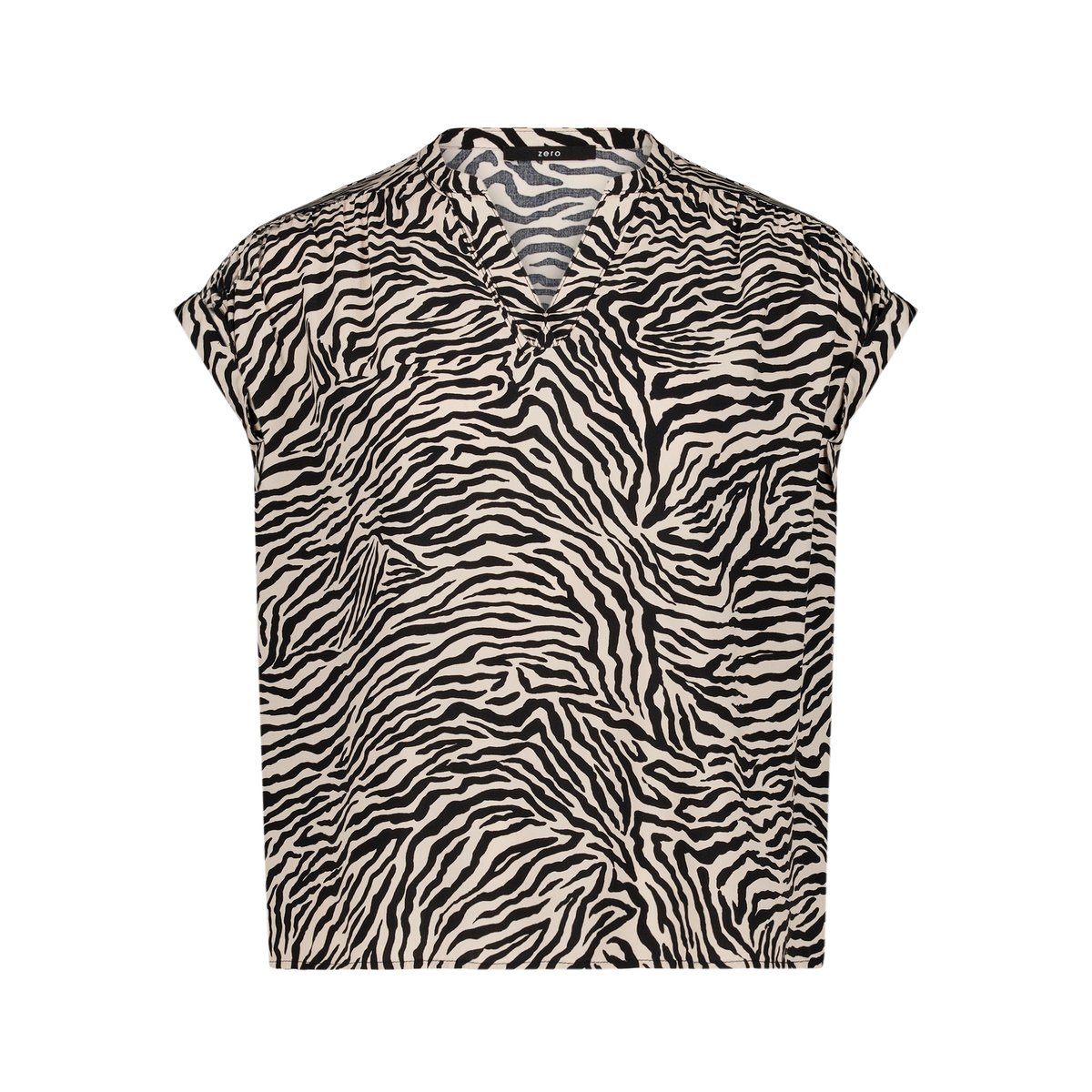 Tunique à imprimé animalier cream/black, ZERO