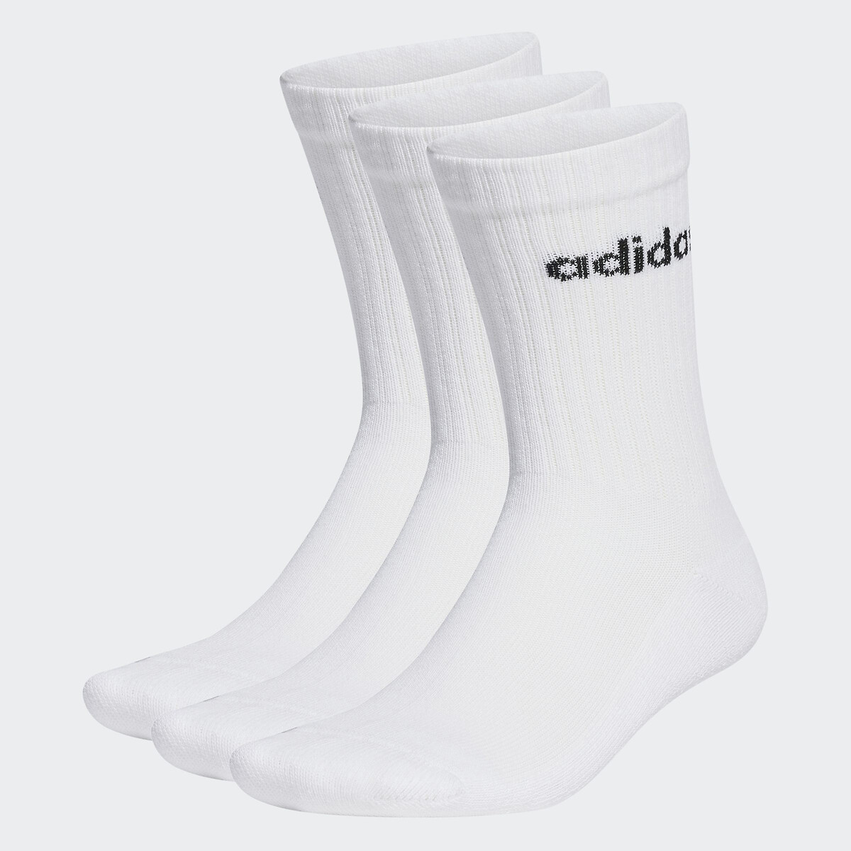 Lote de 3 pares de calcetines altos blanco + blanco + blanco, adidas Performance