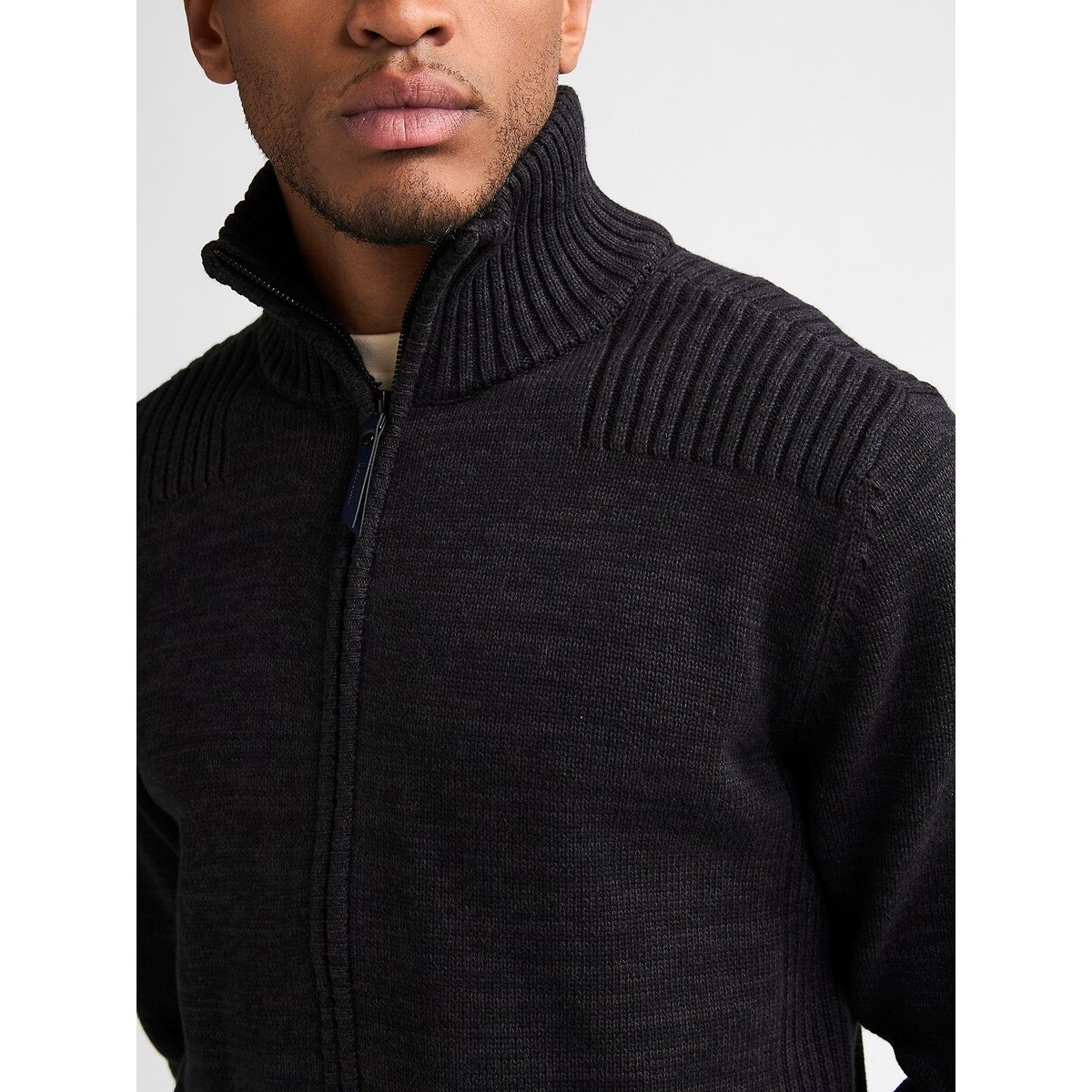 Gilet en fine maille noir, PETROL INDUSTRIES