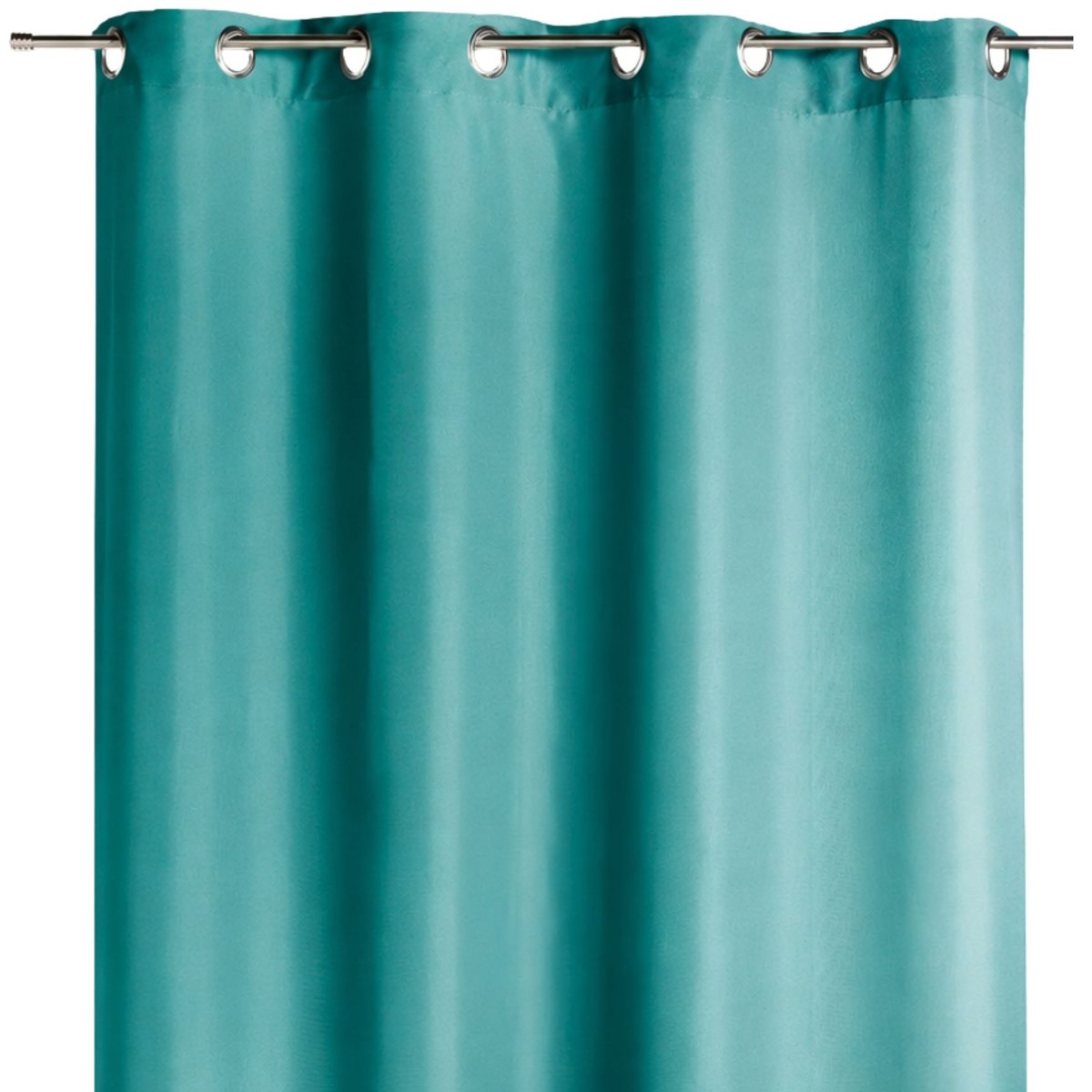 Rideau occultant 80 % uni turquoise, HOME MAISON