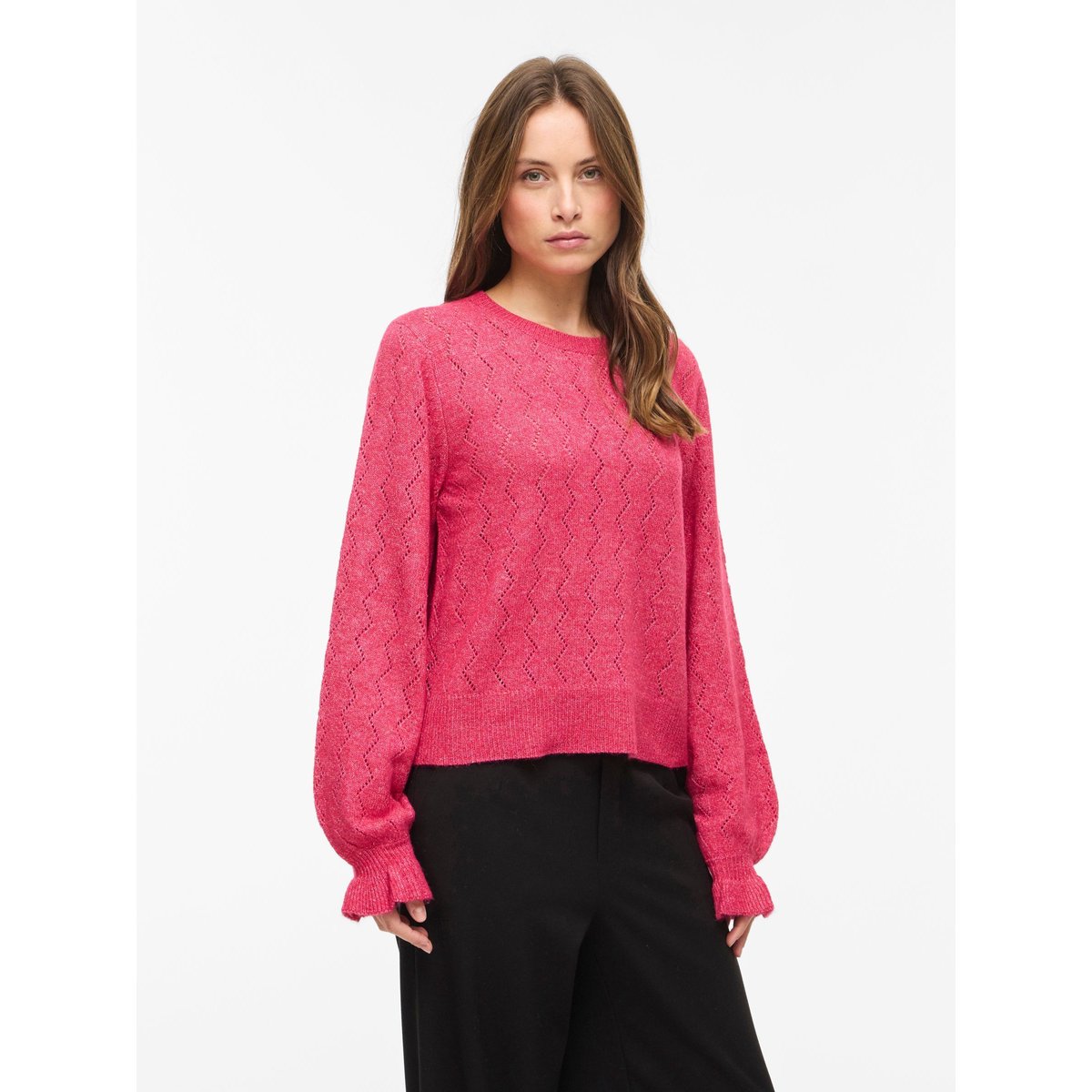 Pull En Maille violet - jazzy, VILA
