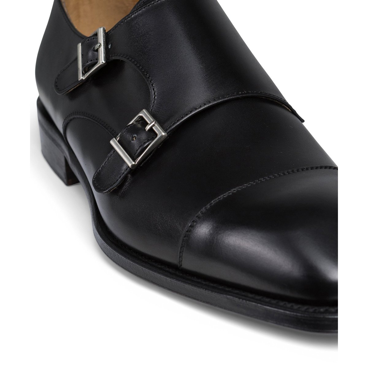 Chaussure Monk en cuir CAMBRIDGE noir, FINSBURY