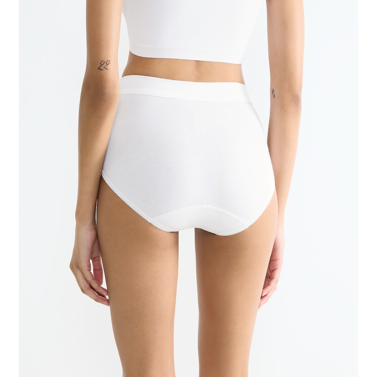 Lot de 3 + 1 gratuite culottes maxi DOUBLE COMFORT blanc, SLOGGI