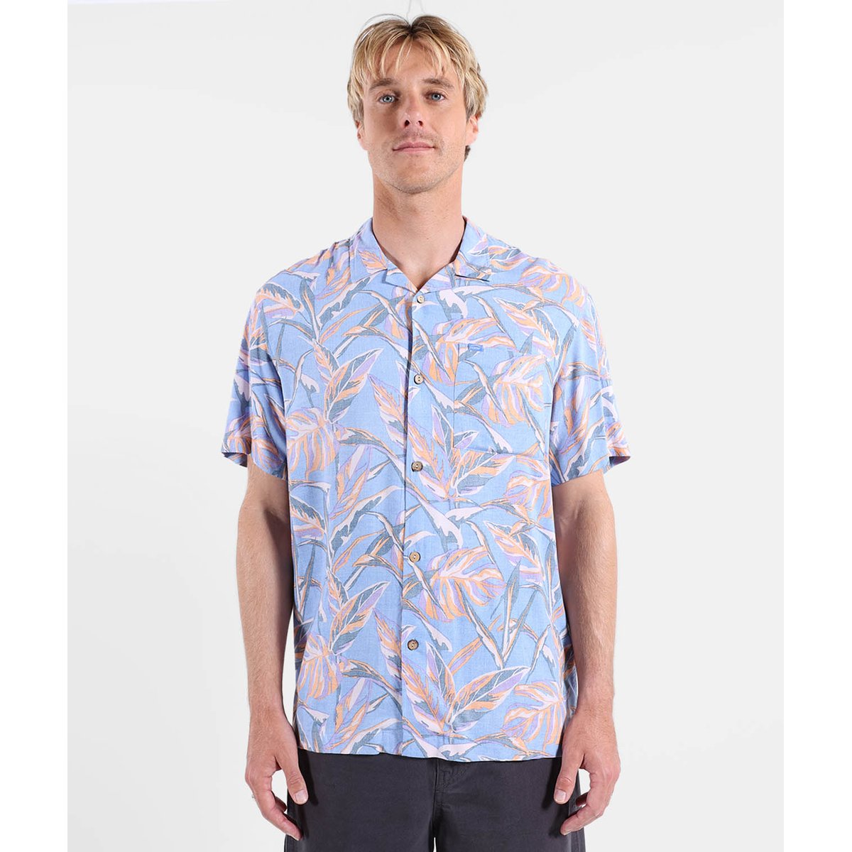 Chemise manches courtes TROPICS lavender, OXBOW