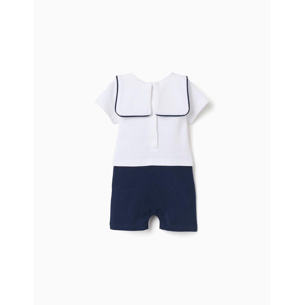 Combishort en coton piqué avec Mickey bleu foncé, ZIPPY