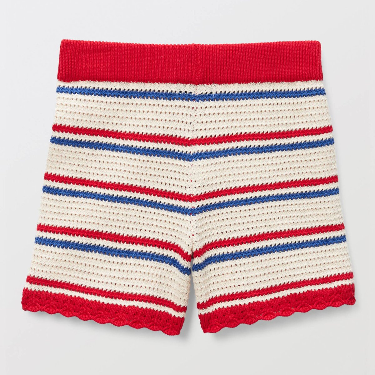 SHORT STRIPES butter cream, MONOPRIX