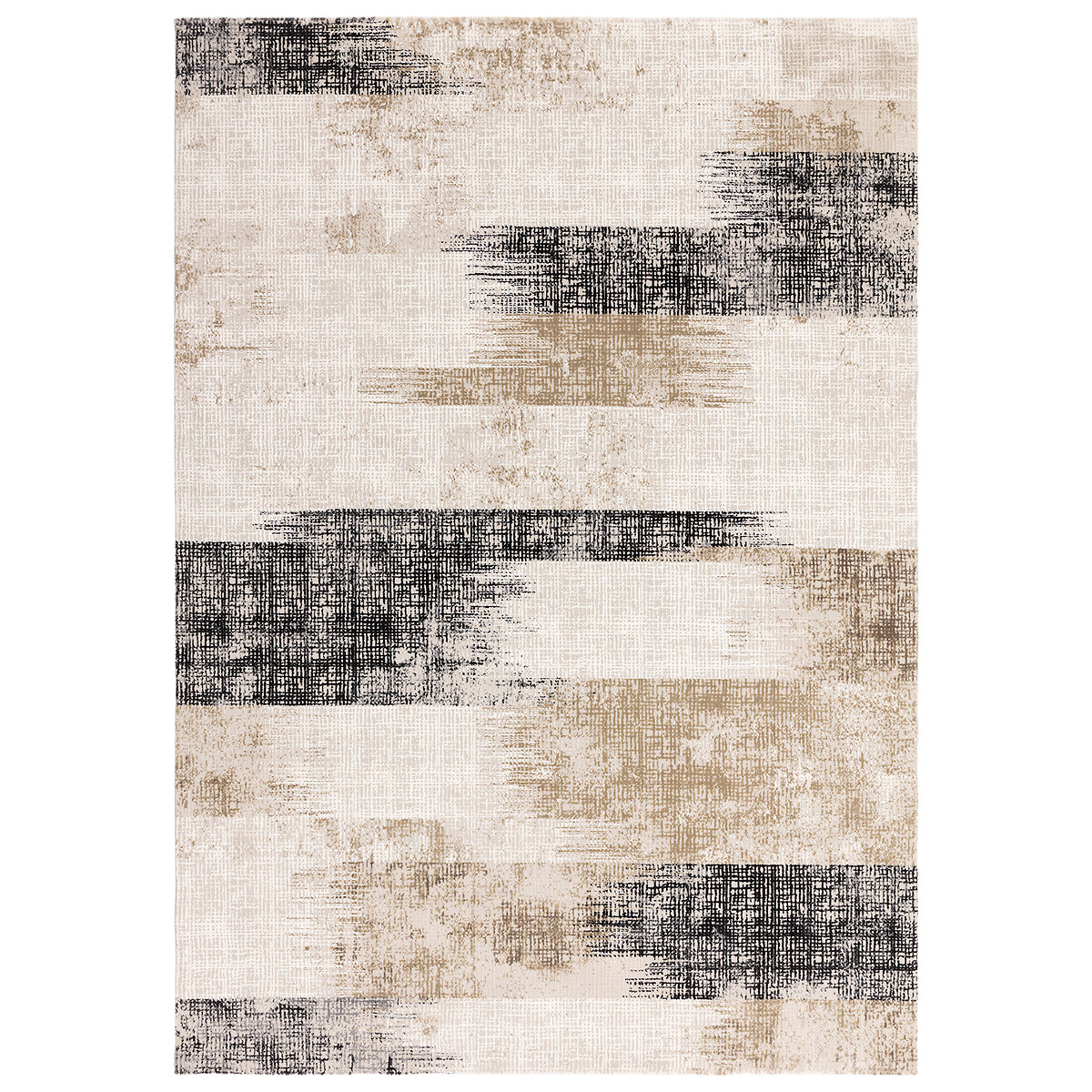 Distressed Abstract Lines Rug beige, ÉDITÉ