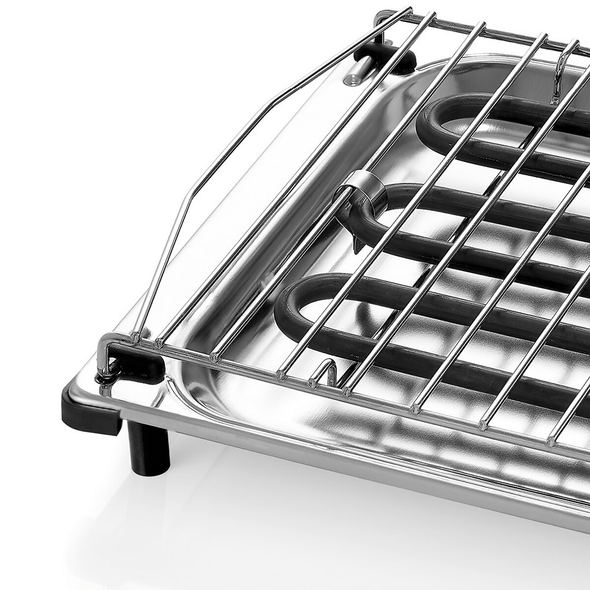 Grelhador barbecue Square 422FL, 2000W, da Flama preto inox, FLAMA