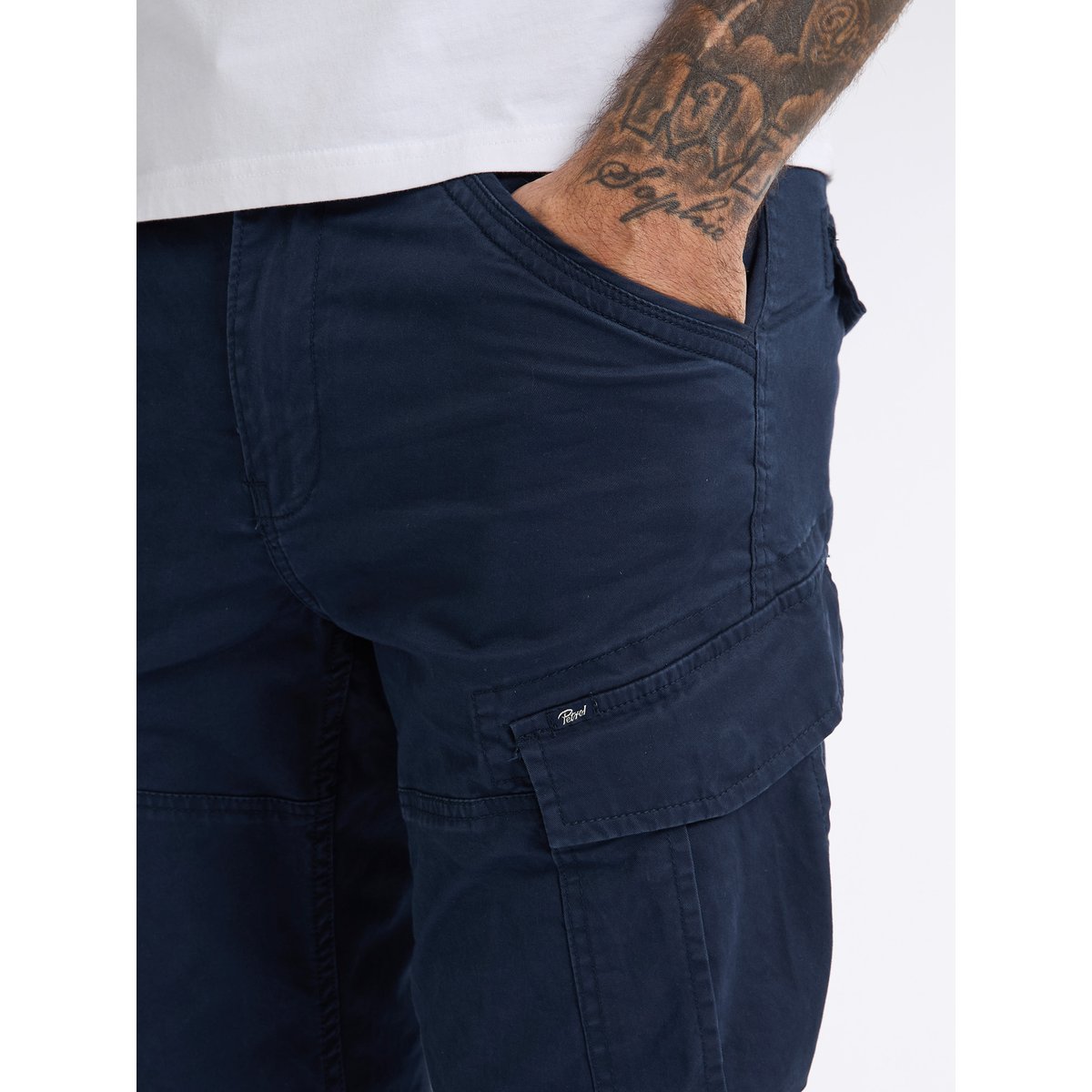 Pantalon cargo bleu marine, PETROL INDUSTRIES