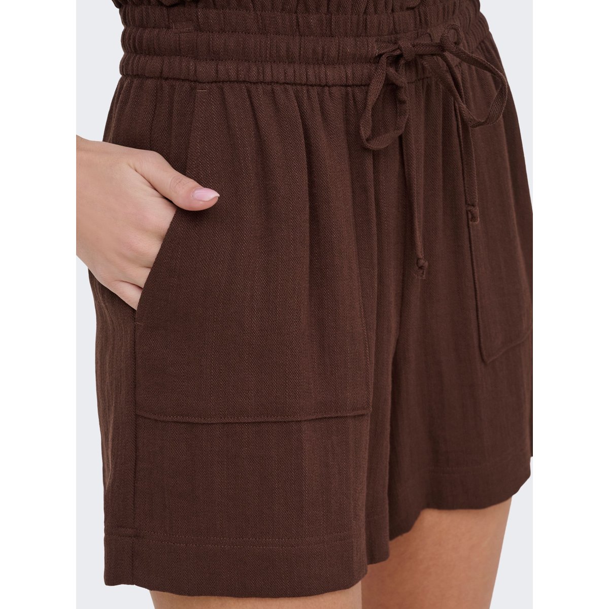 Short marron - chicory coffee 1, JDY