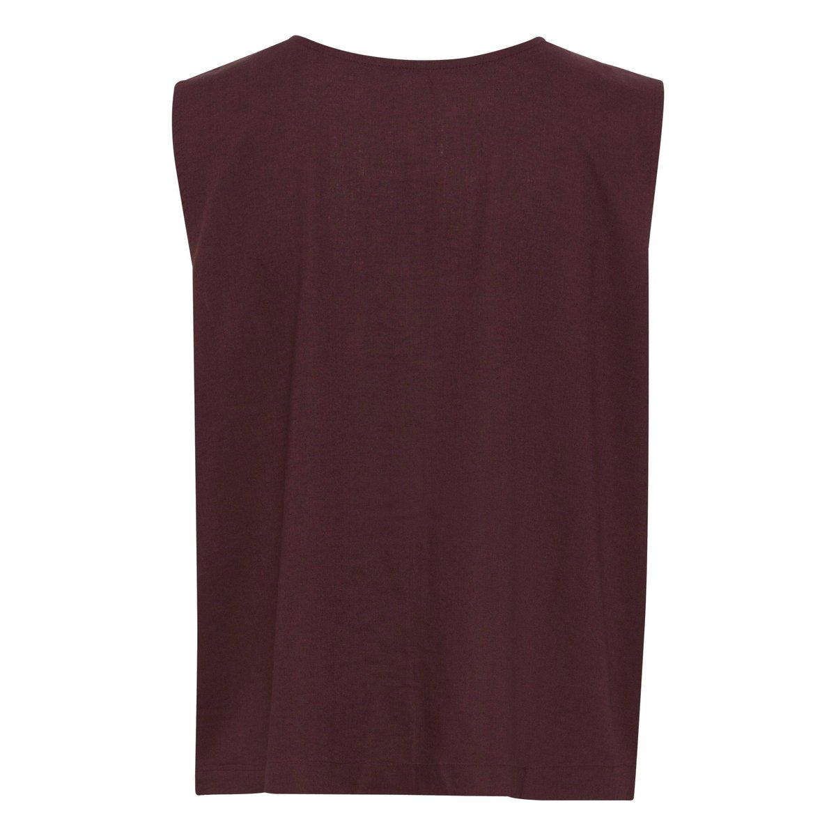 Blouse à manches courtes bordeaux fudge, KAFFE