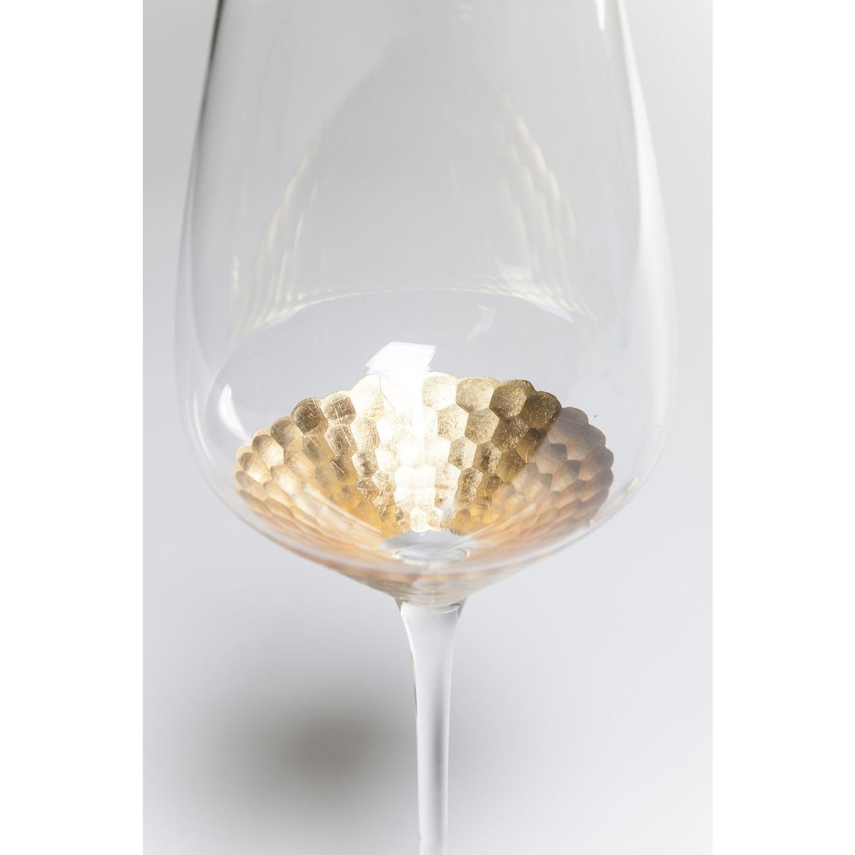 Lot de 6 flûtes à champagne, GOBI or, KARE DESIGN