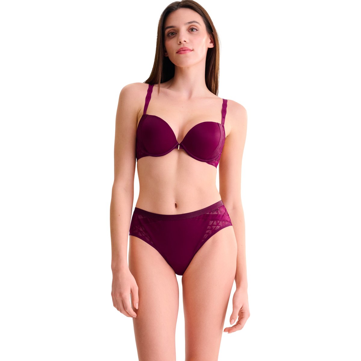 Soutien-gorge push-up Opal magenta, LISCA