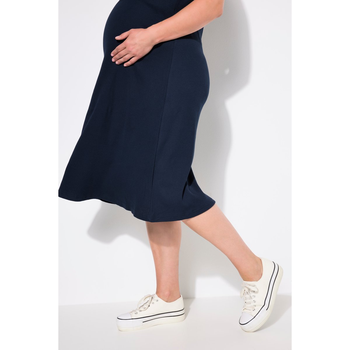 Robe de grossesse sans manches marine, ULLA POPKEN