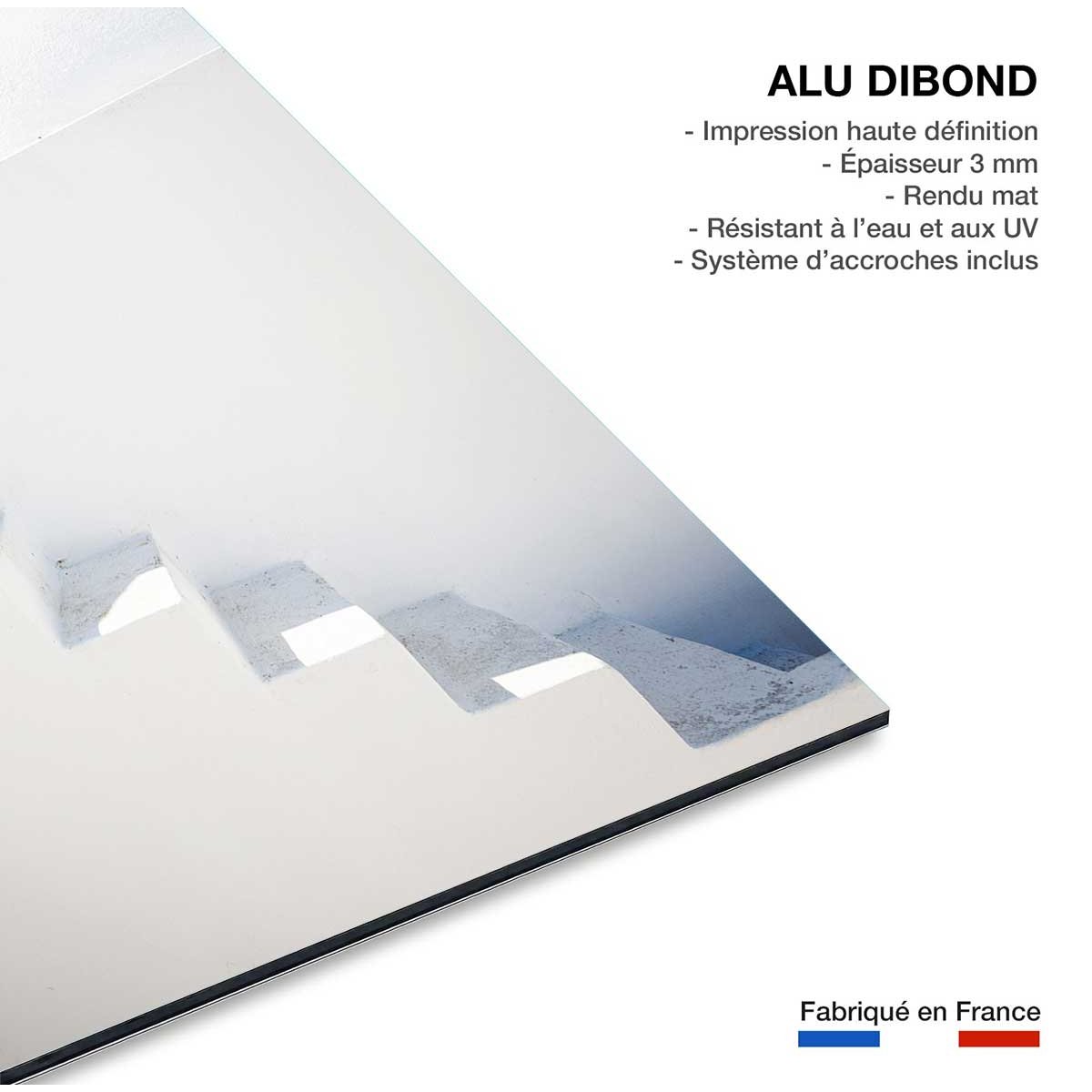 Tableau escaliers sur oia tableau alu dibond, HEXOA