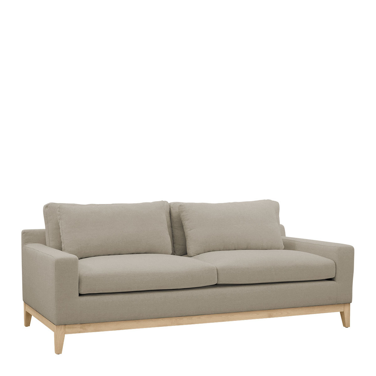 Canapé lin beige, BLANC D’IVOIRE