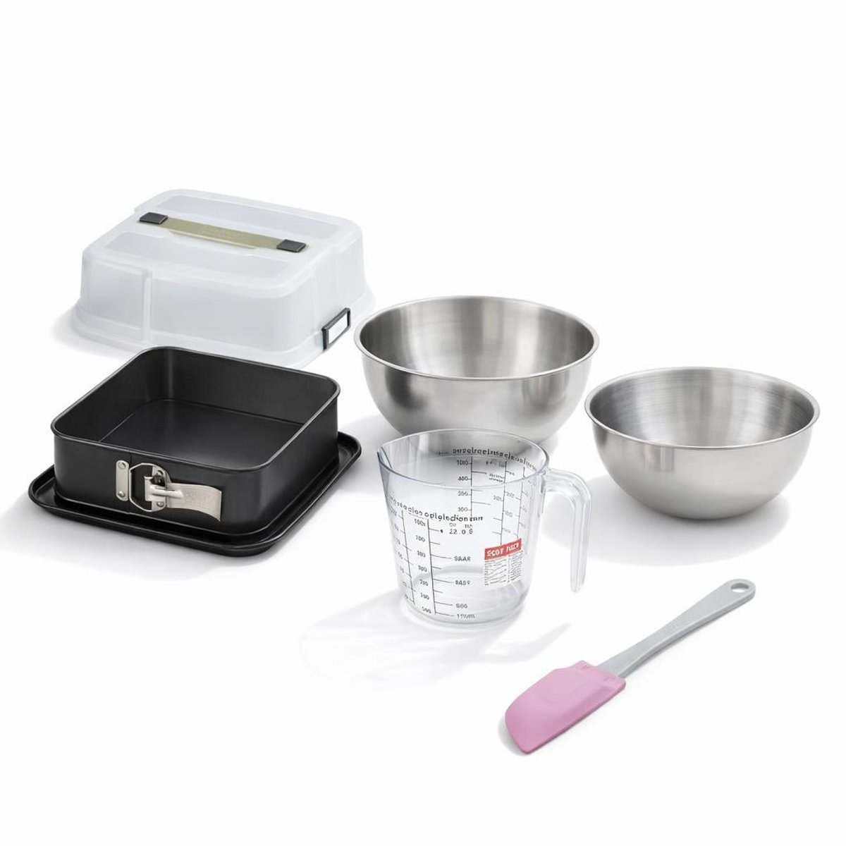 Set de 5 ustensiles de pâtisserie moule BAKE CLICK AND GO noir, ZENKER