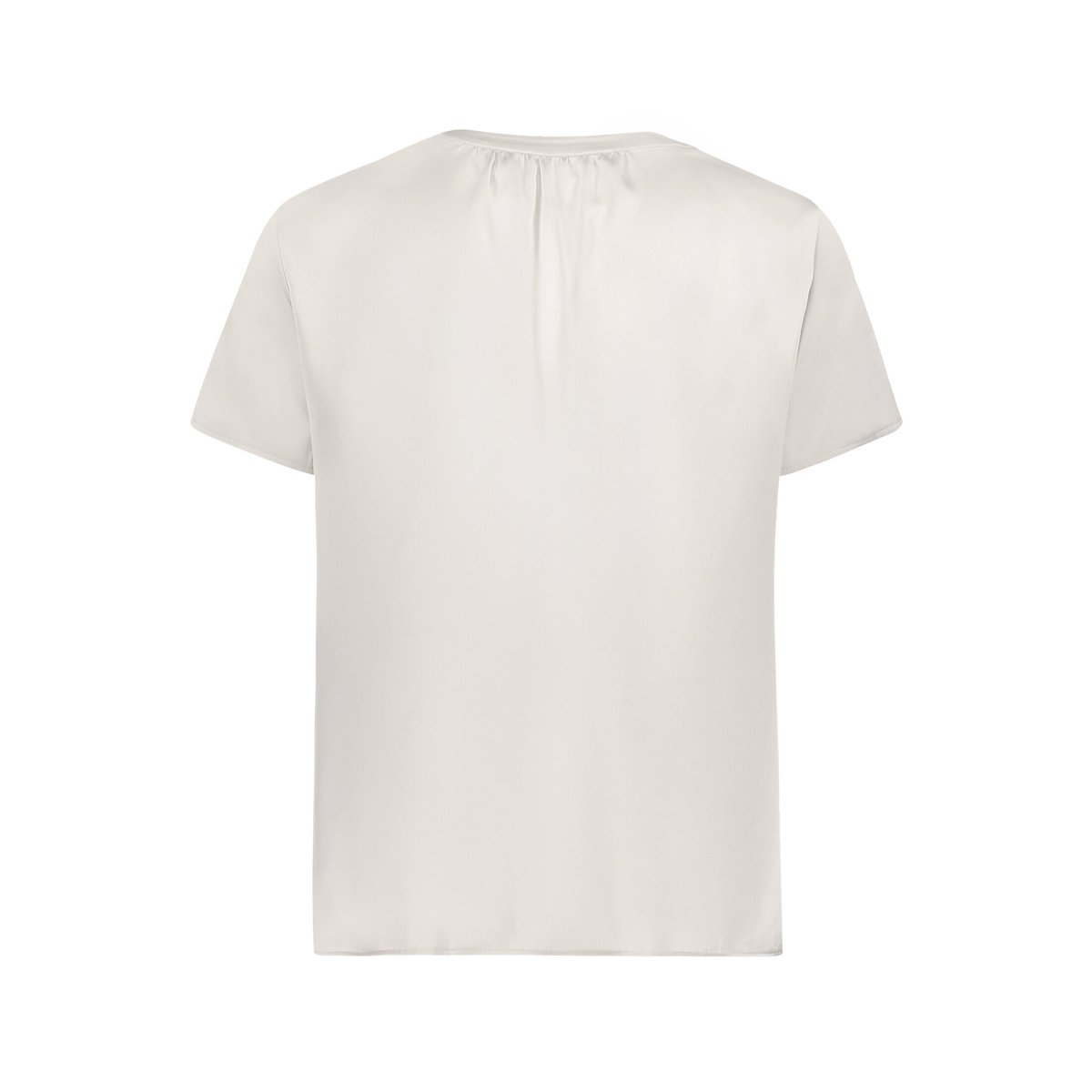 Chemisier en satin manches courtes gris, BETTY BARCLAY