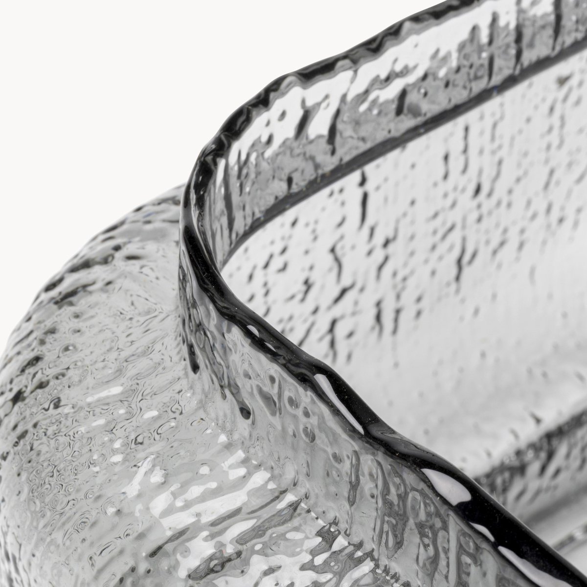 Vase en verre, FASHIONISTA gris, KARE DESIGN