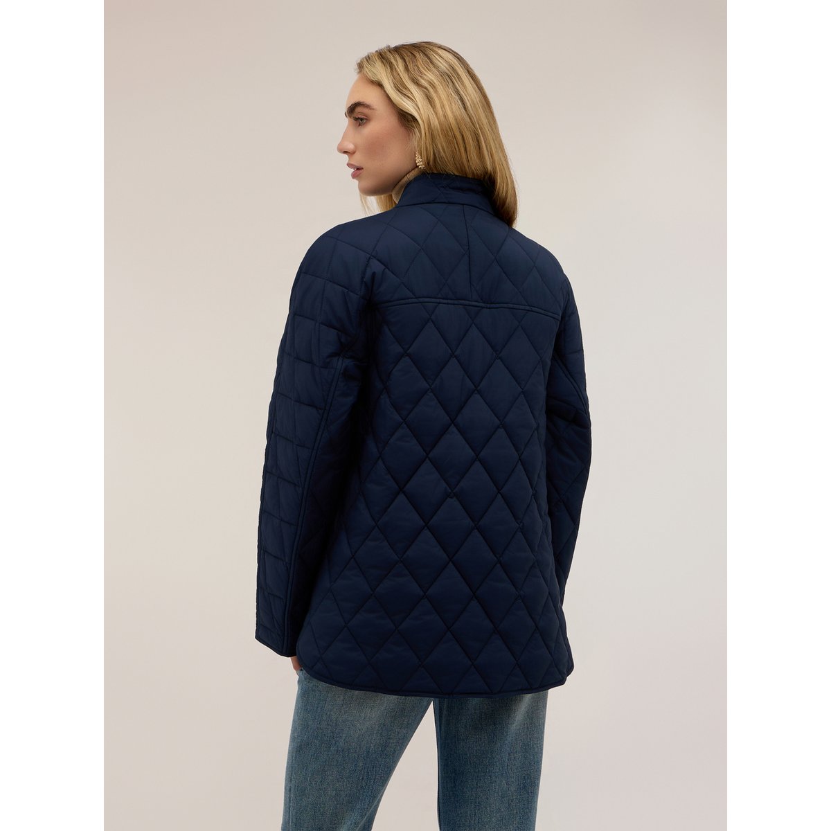 Doudoune légère avec doublure contrastante bleu, MOTIVI