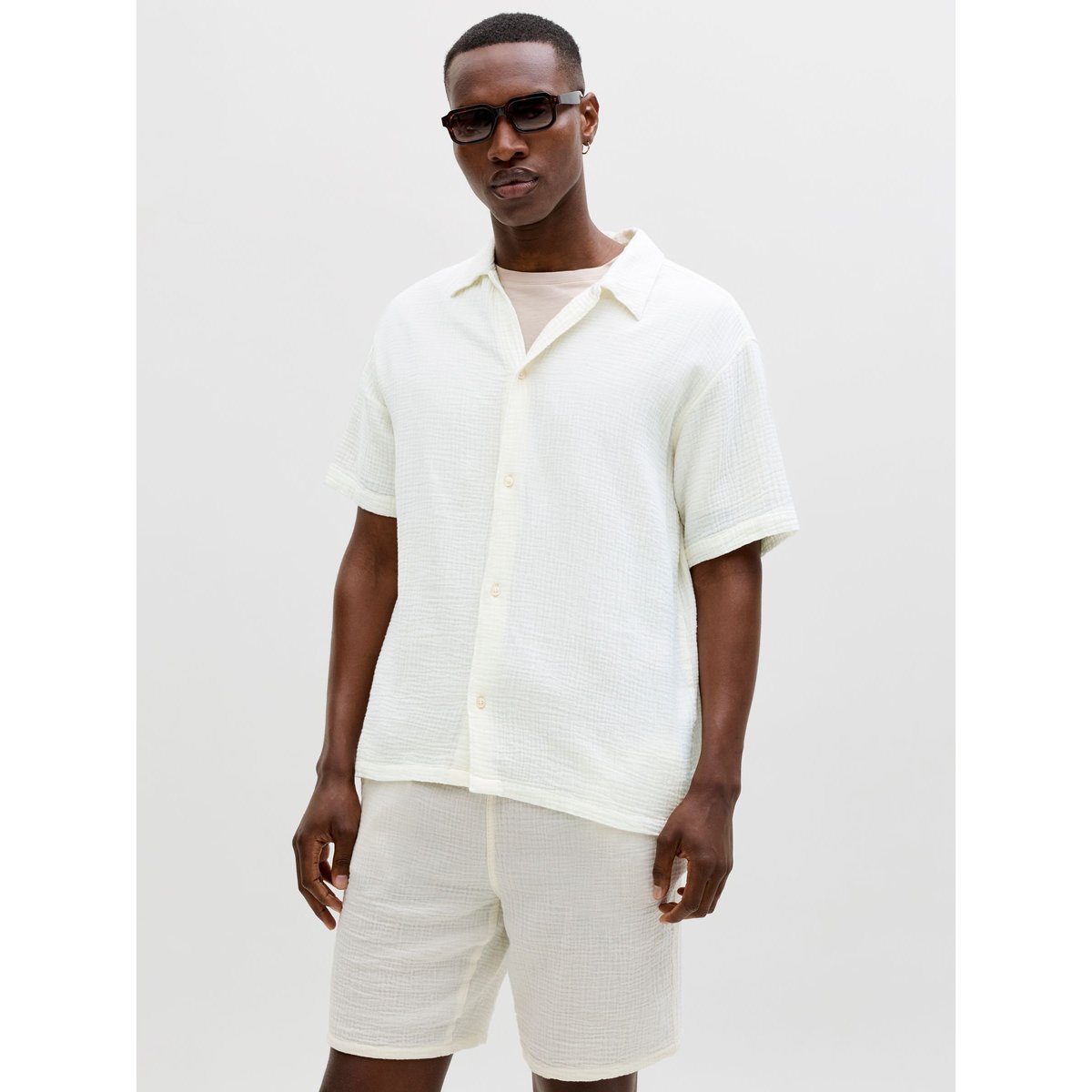 Chemise De Vacances cloud dancer, JACK & JONES