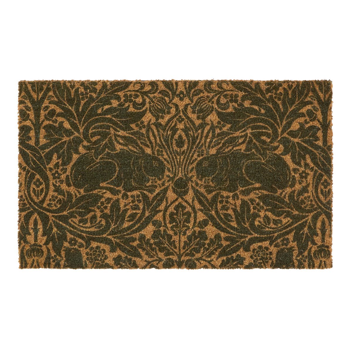 Brer Rabbit Printed Coir Doormat green, MORRIS & CO.