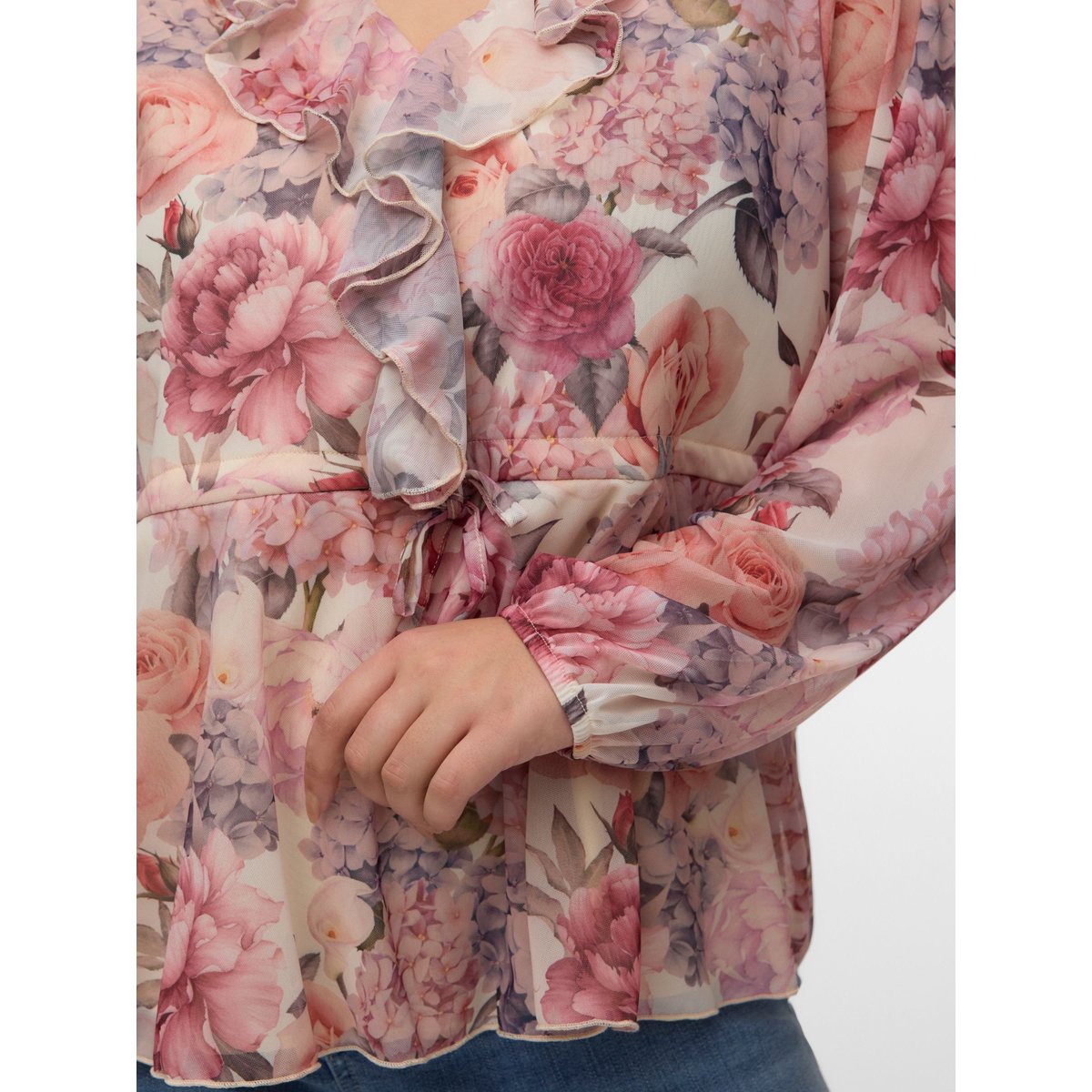 Top Peplum birch, VERO MODA