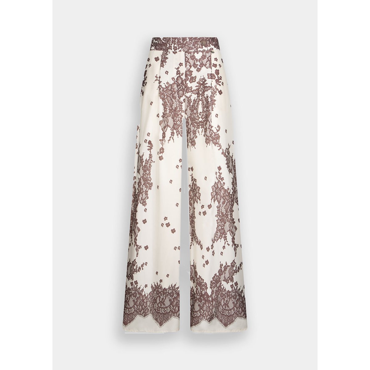 Pantalon en sergé imprimé marron, LIU JO