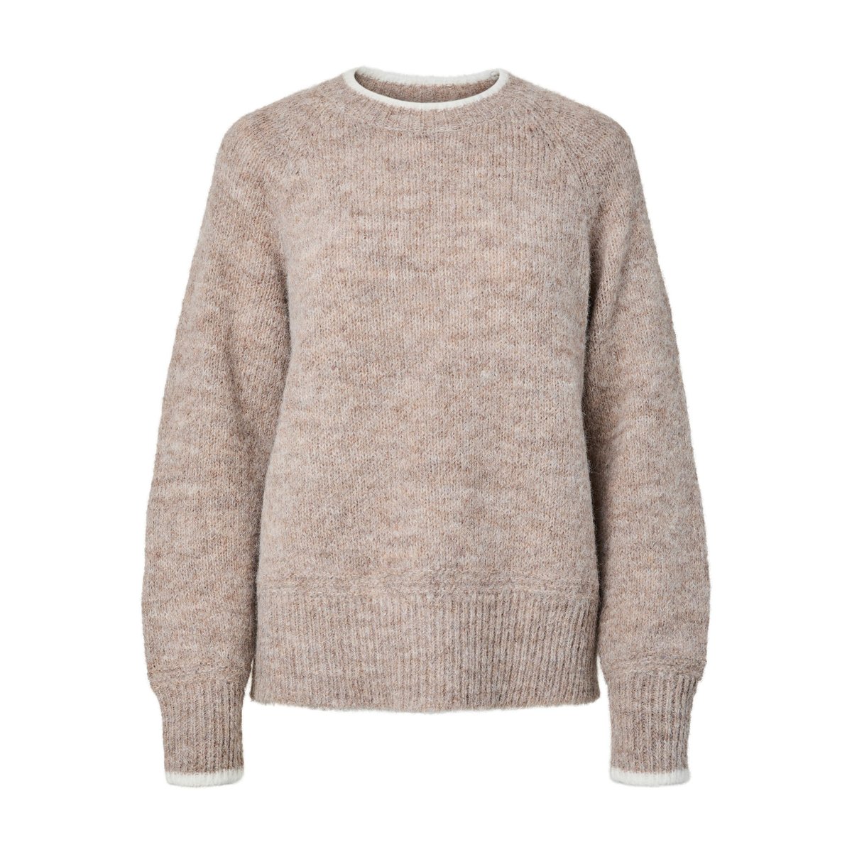 Pullover greige, PIECES