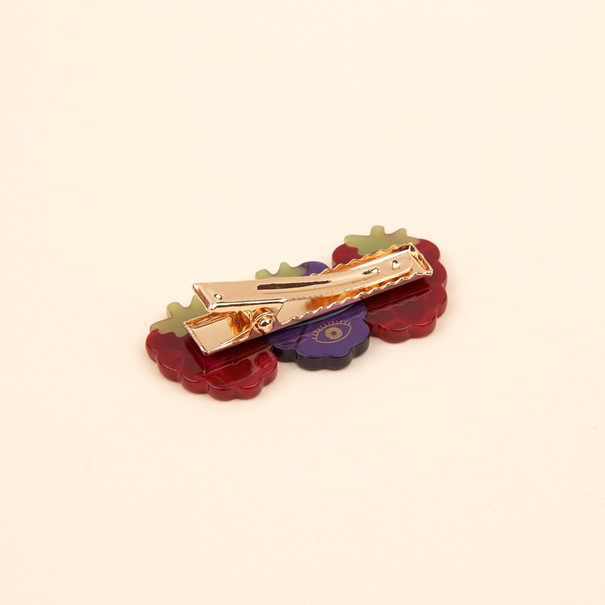Barrette Fruits rouges rouge foncé, COUCOU SUZETTE