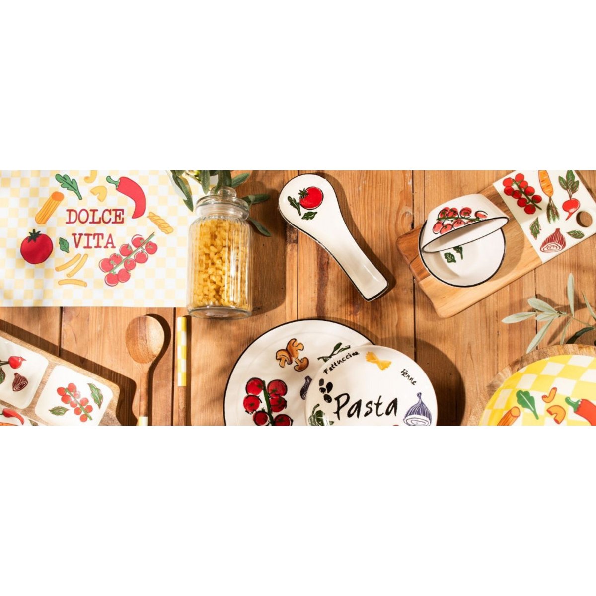Lot de 2 couverts à salade Agathe marron, AMADEUS