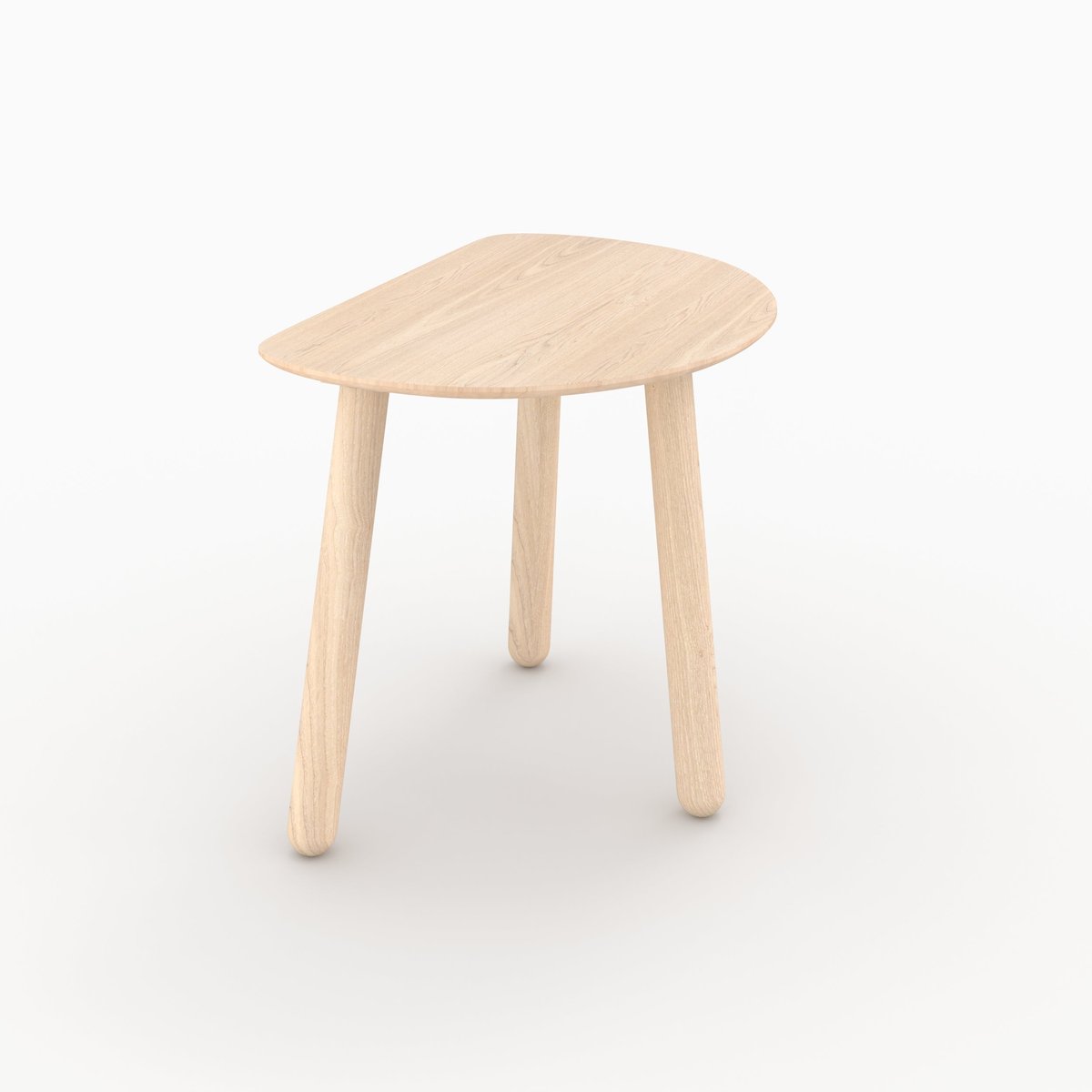 Tables gigognes en bois de frêne - MONTAINE marron clair, MAISON PAVANE